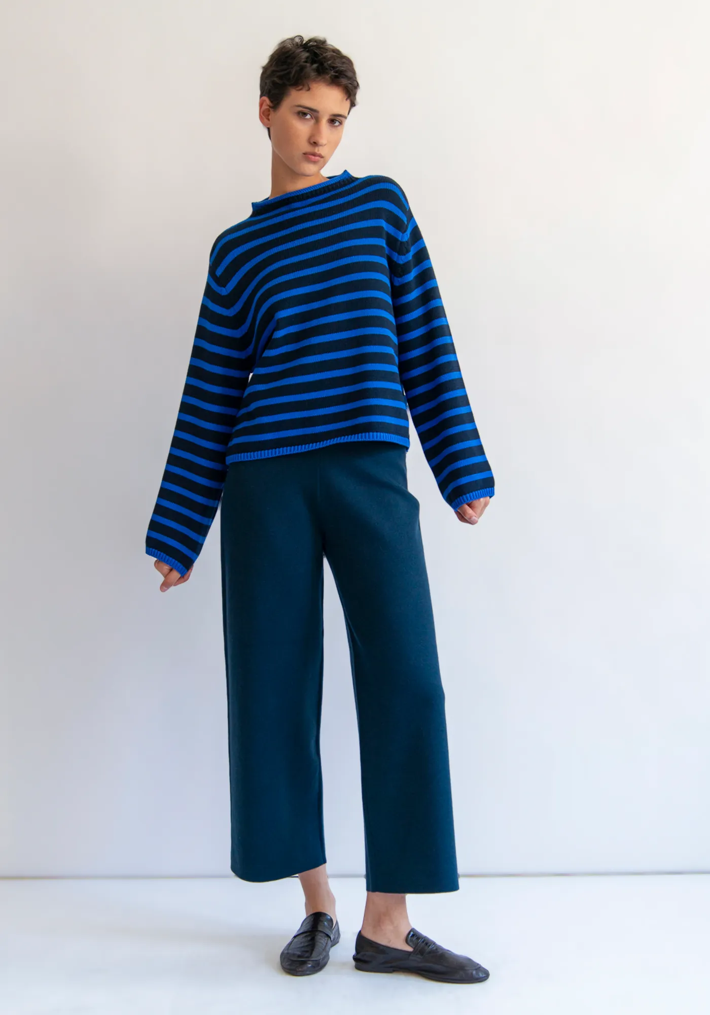 Dylan Stripe Cotton Sweater sold by DEMYLEE product image thumbnail 2