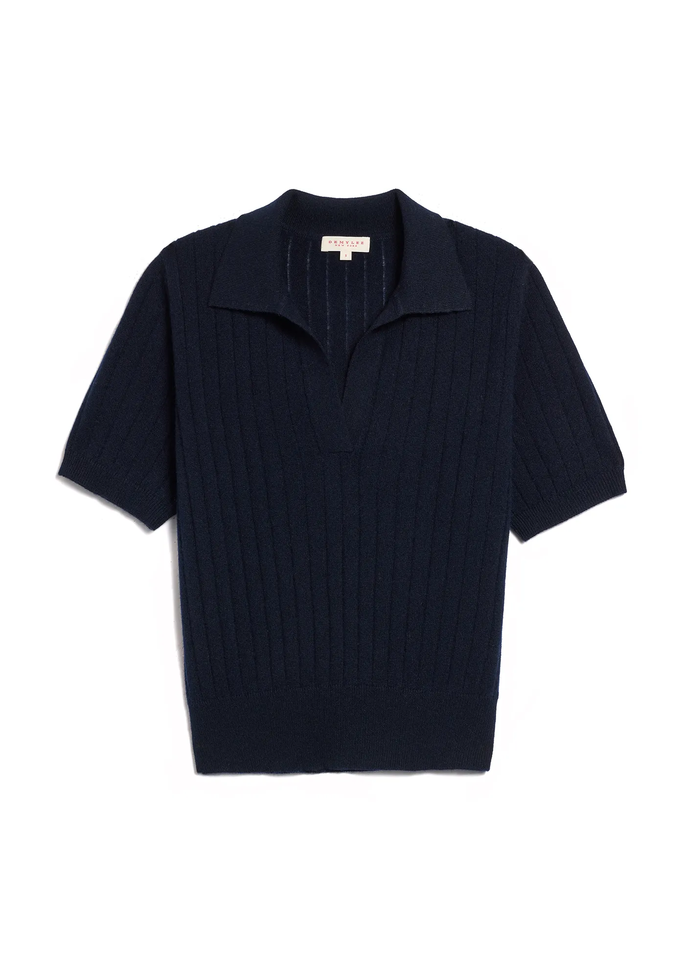 Skylar Polo Cashmere Top sold by DEMYLEE product image thumbnail 3