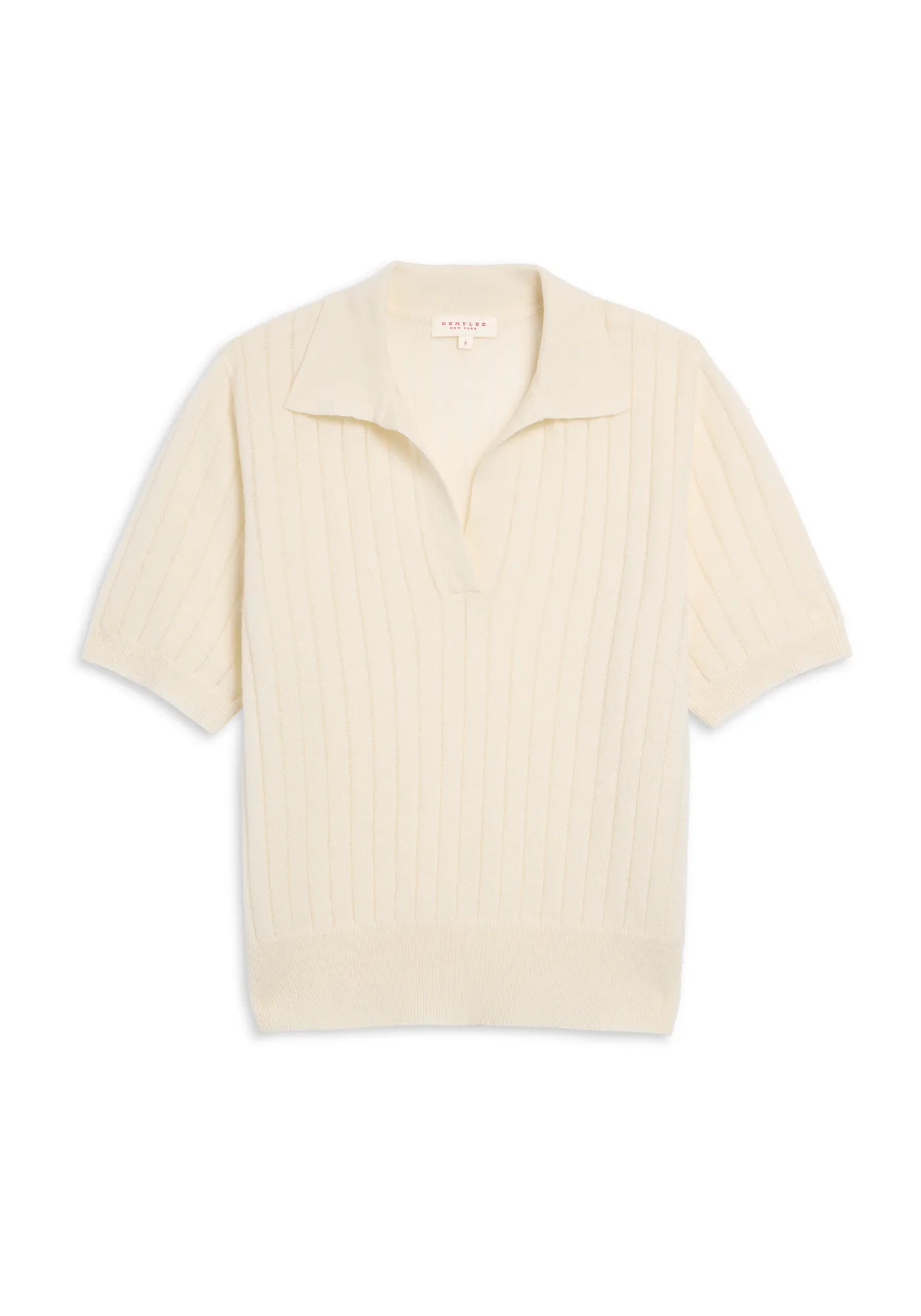 Skylar Polo Cashmere Top sold by DEMYLEE product image thumbnail 4