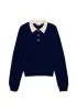 Eden Polo Cashmere Sweater sold by DEMYLEE