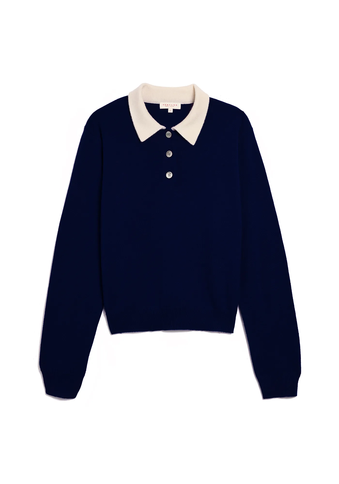 Eden Polo Cashmere Sweater sold by DEMYLEE product image thumbnail 3