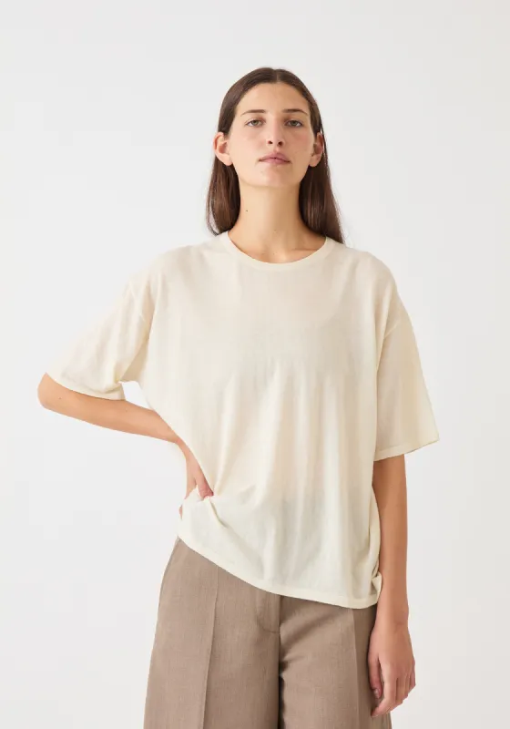 Hazel Superfine Cashmere Top made by DEMYLEE