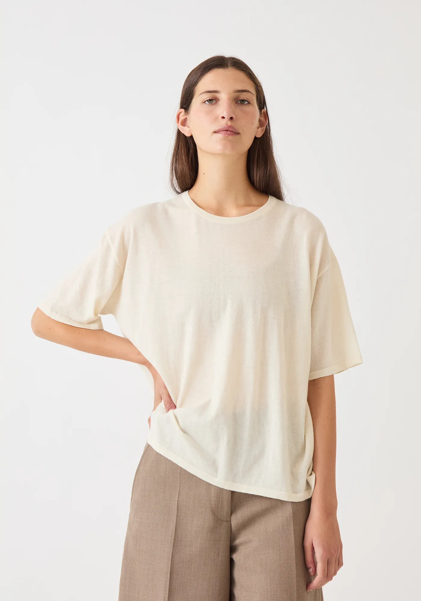 Hazel Superfine Cashmere Top sold by DEMYLEE