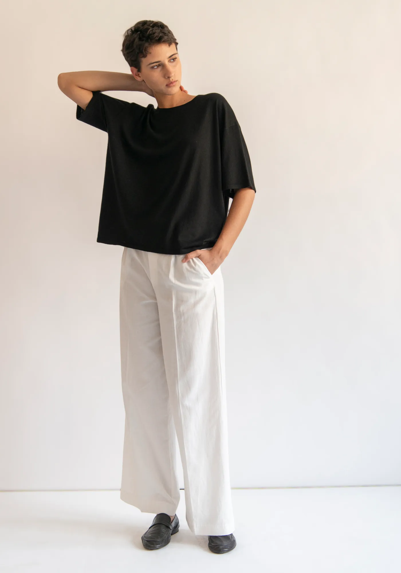 Hazel Superfine Cashmere Top sold by DEMYLEE product image thumbnail 5