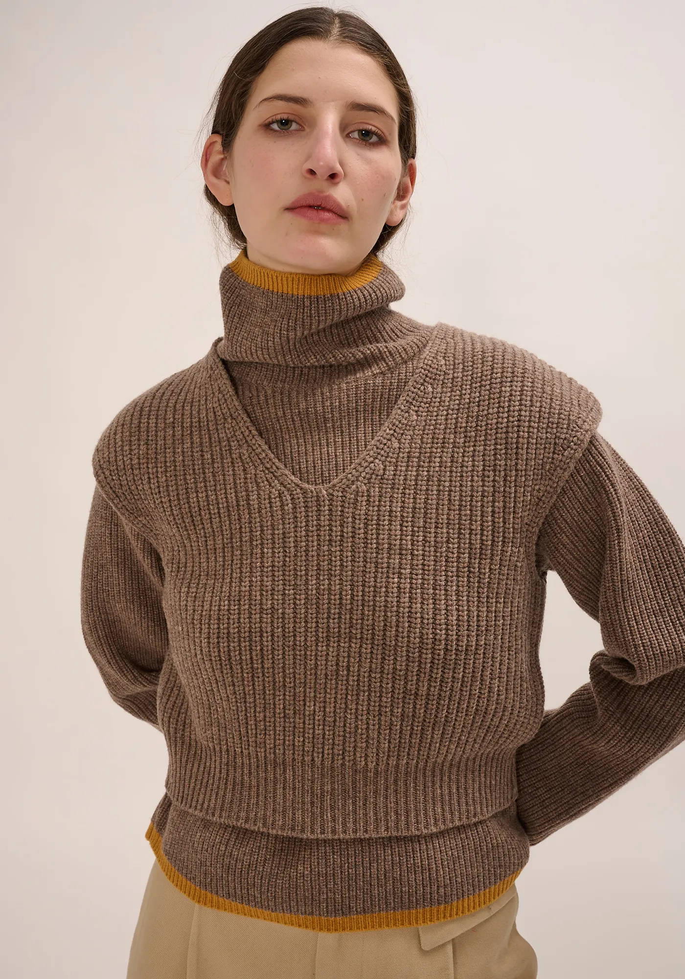 Maddison Merino Wool Vest sold by DEMYLEE