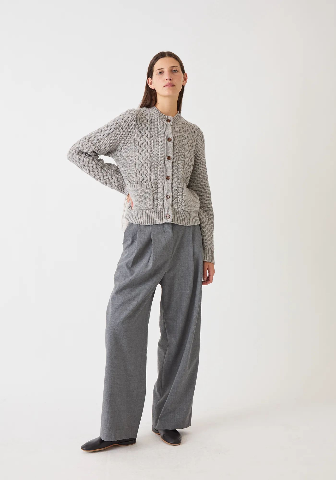 Charlotte Merino Wool Cardigan sold by DEMYLEE product image thumbnail 3