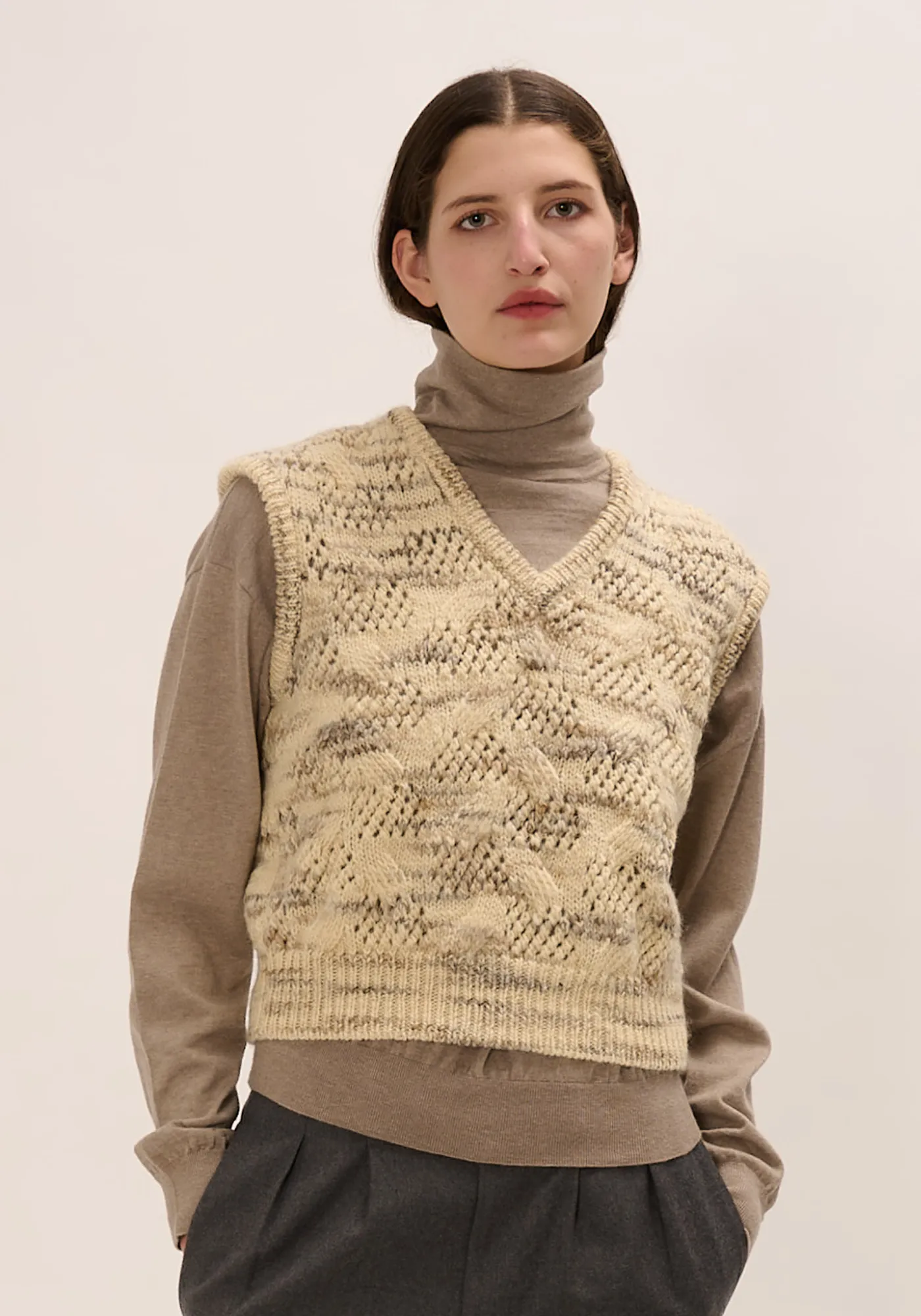 Onelia Wool Vest sold by DEMYLEE