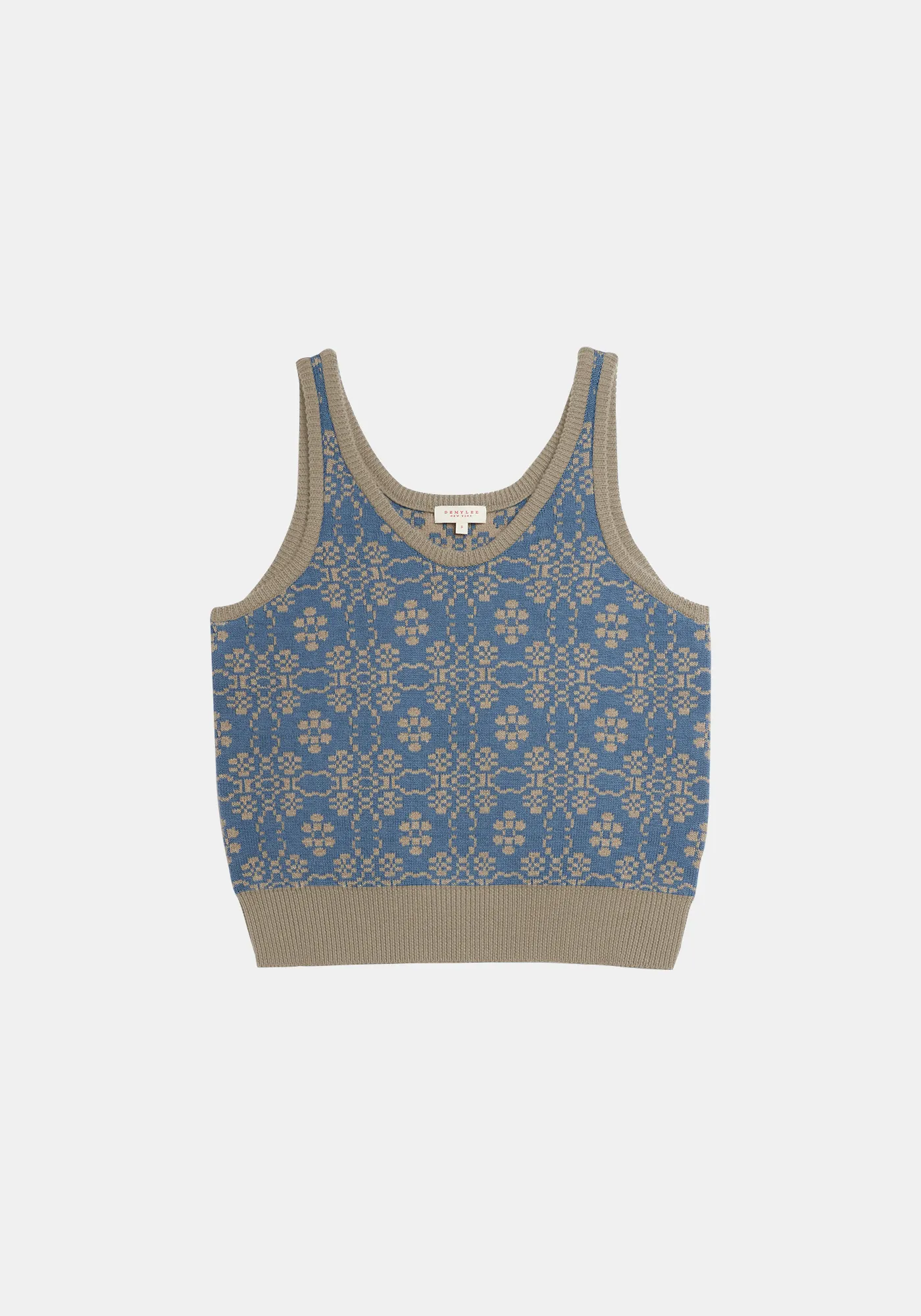 Wari Wool Cotton Top - Brown / Wheat sold by DEMYLEE product image thumbnail 2