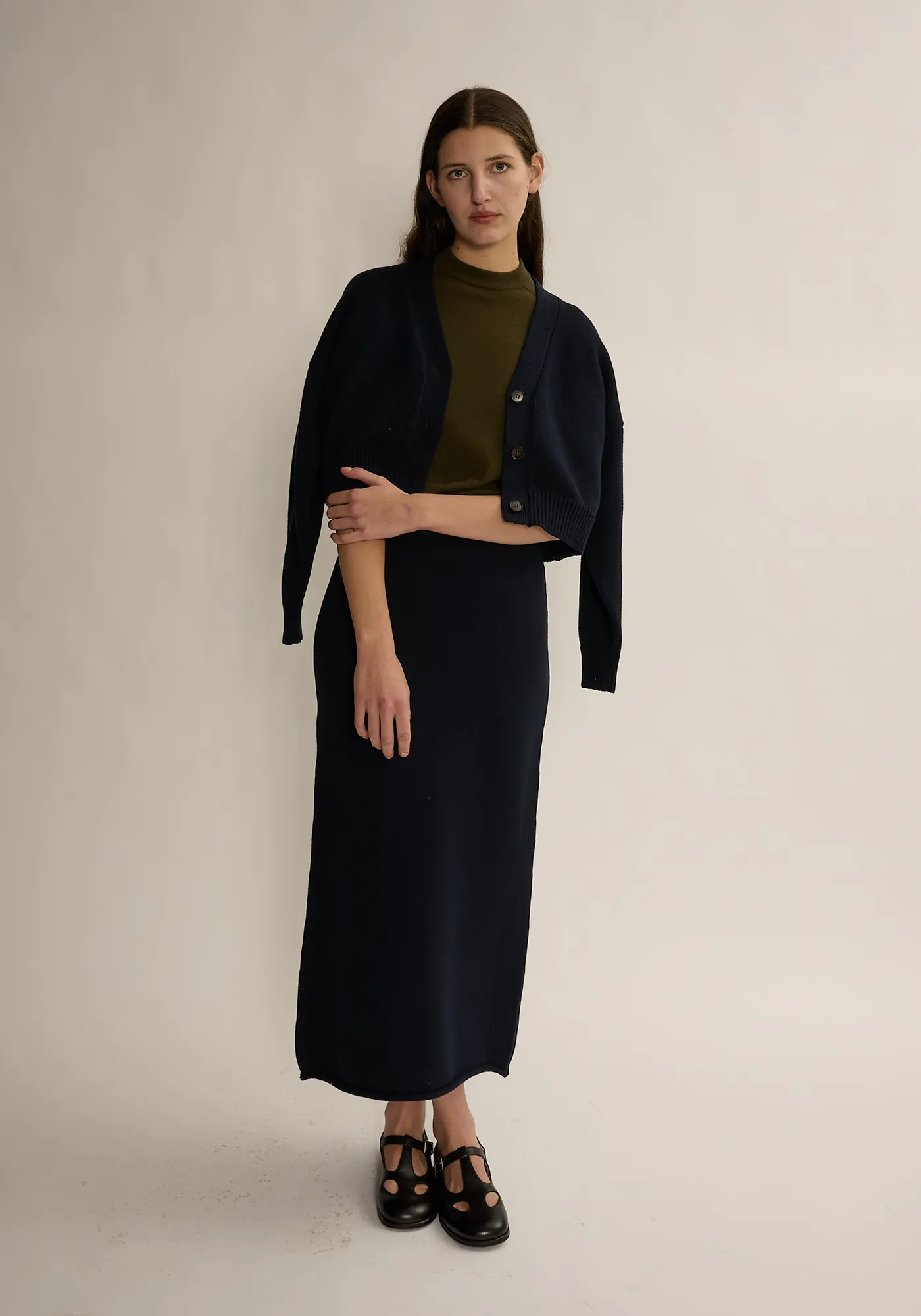 Agiri Cotton Skirt - Natural sold by DEMYLEE