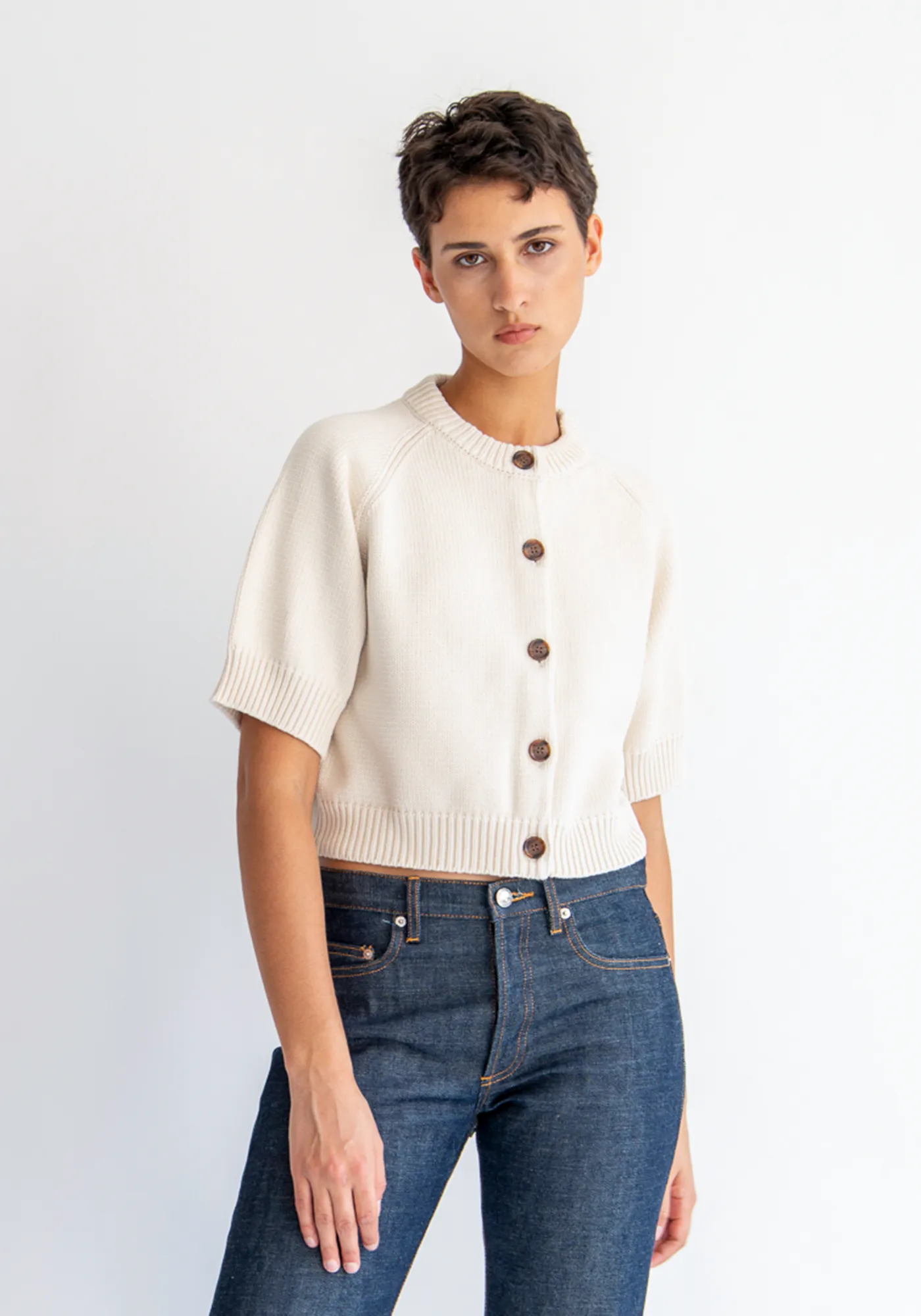 Lakti Cotton Cardigan sold by DEMYLEE product image thumbnail 2