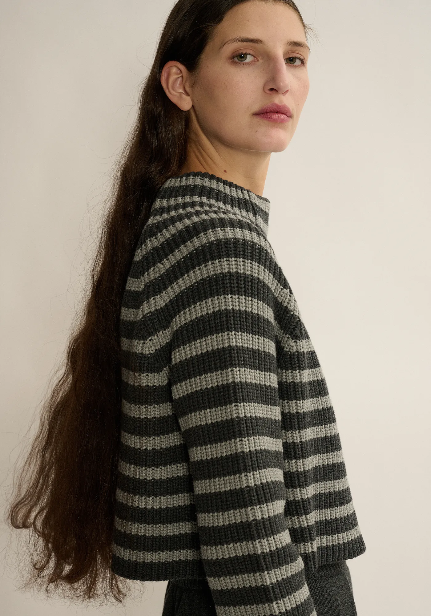 Fenna Stripe Cotton Sweater sold by DEMYLEE product image thumbnail 2