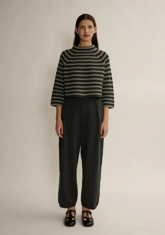 Fenna Stripe Cotton Sweater sold by DEMYLEE