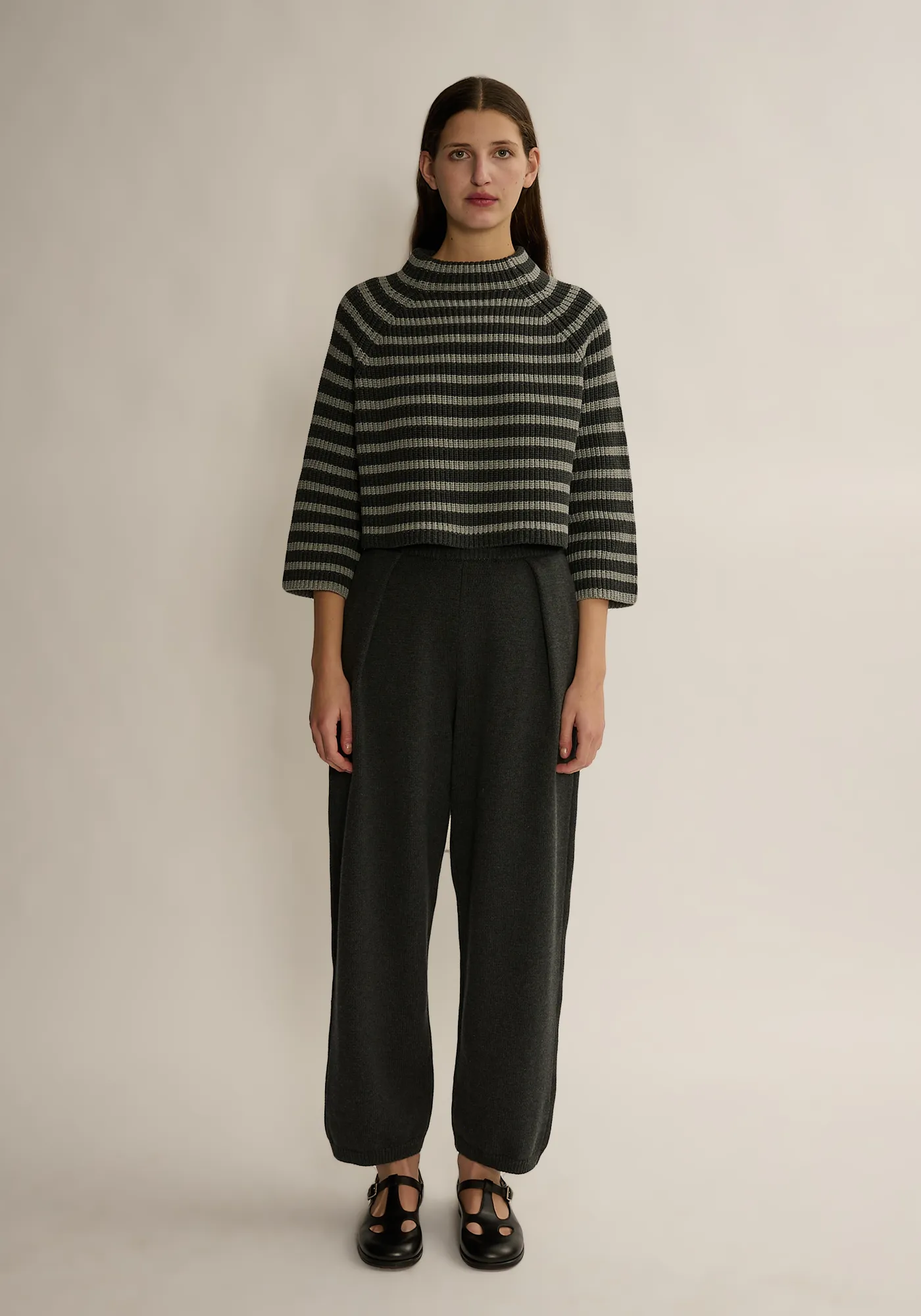 Fenna Stripe Cotton Sweater sold by DEMYLEE