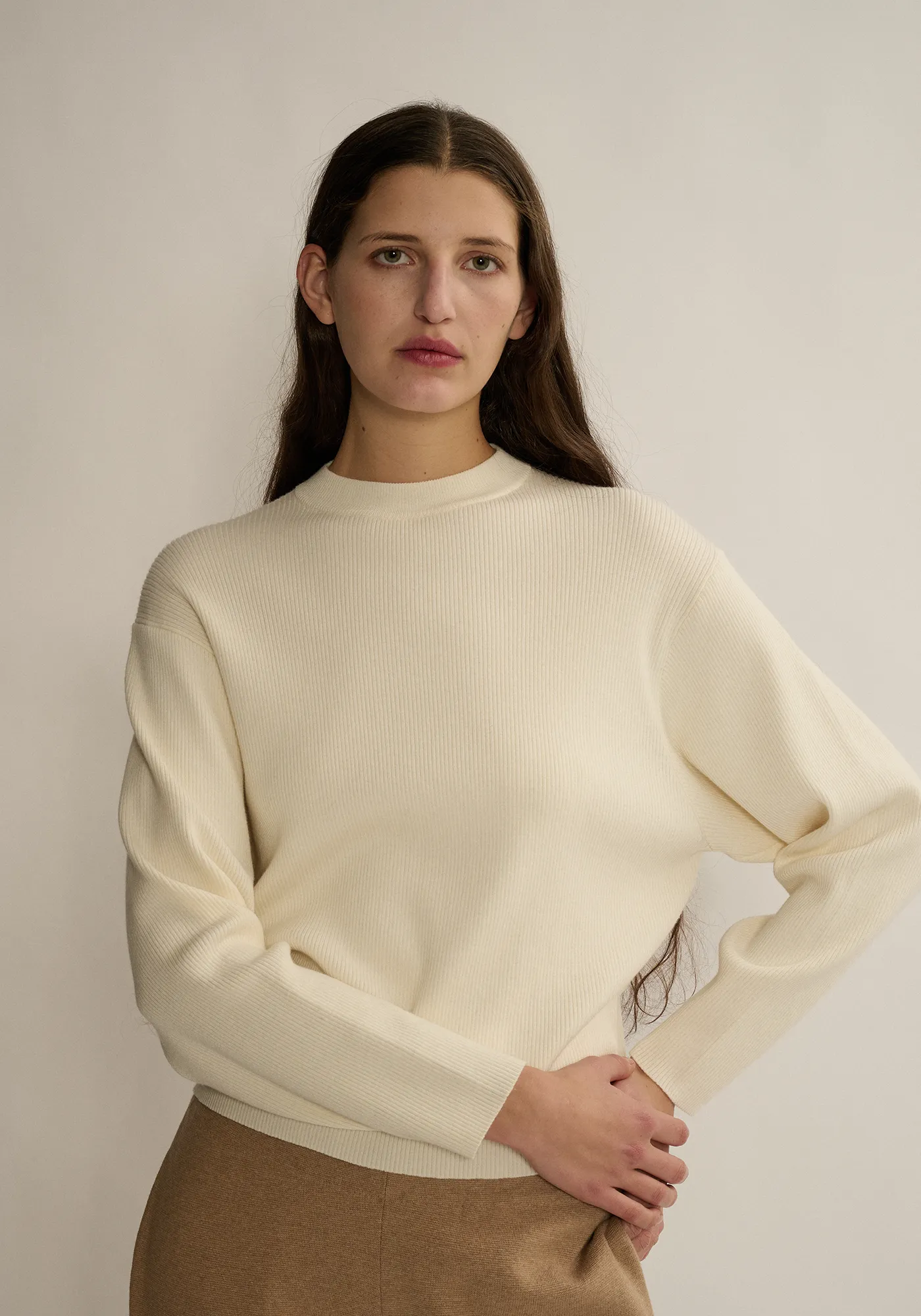 Aletta Sweater - Ivory sold by DEMYLEE
