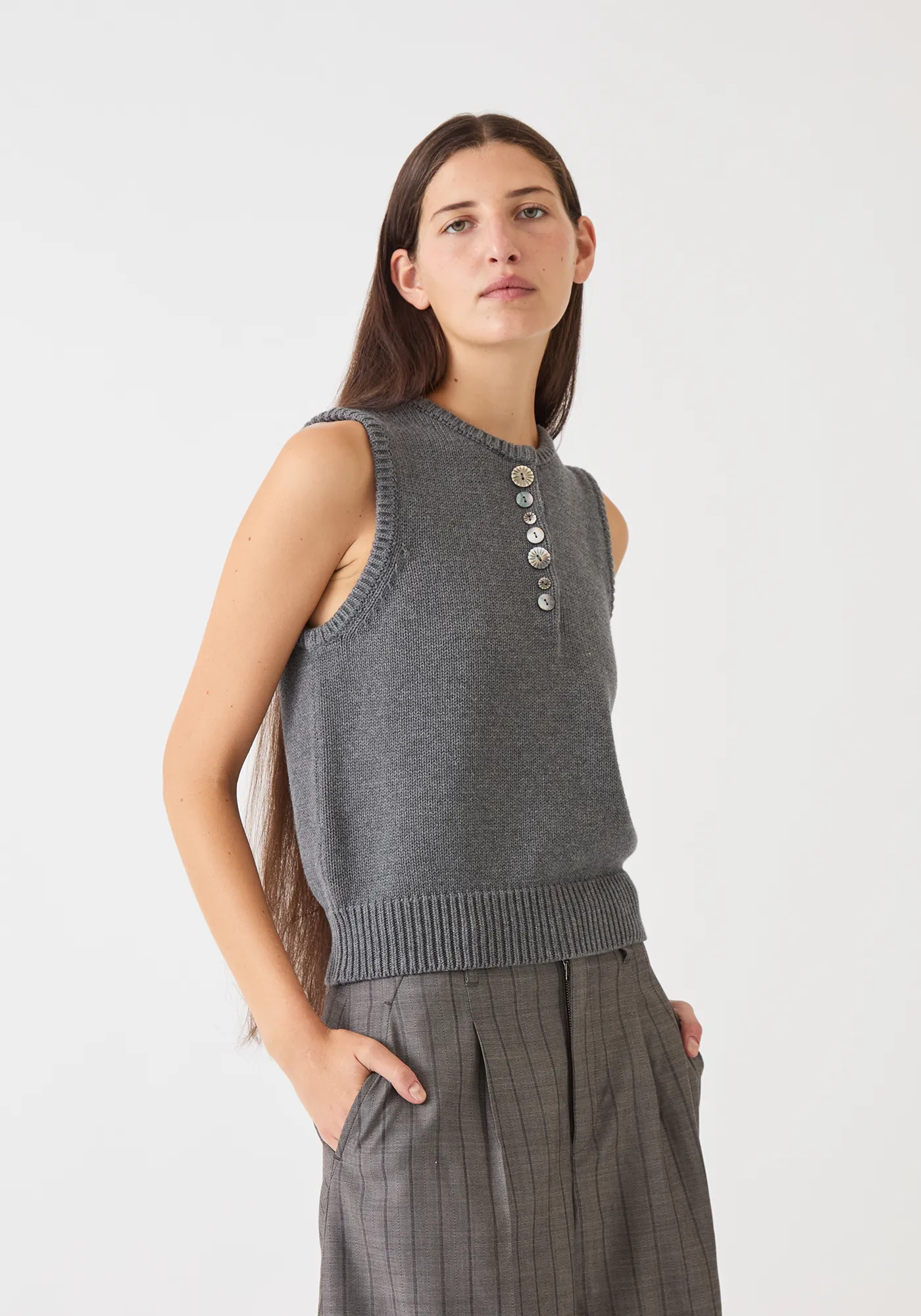 Minivera Cotton Vest sold by DEMYLEE product image thumbnail 3