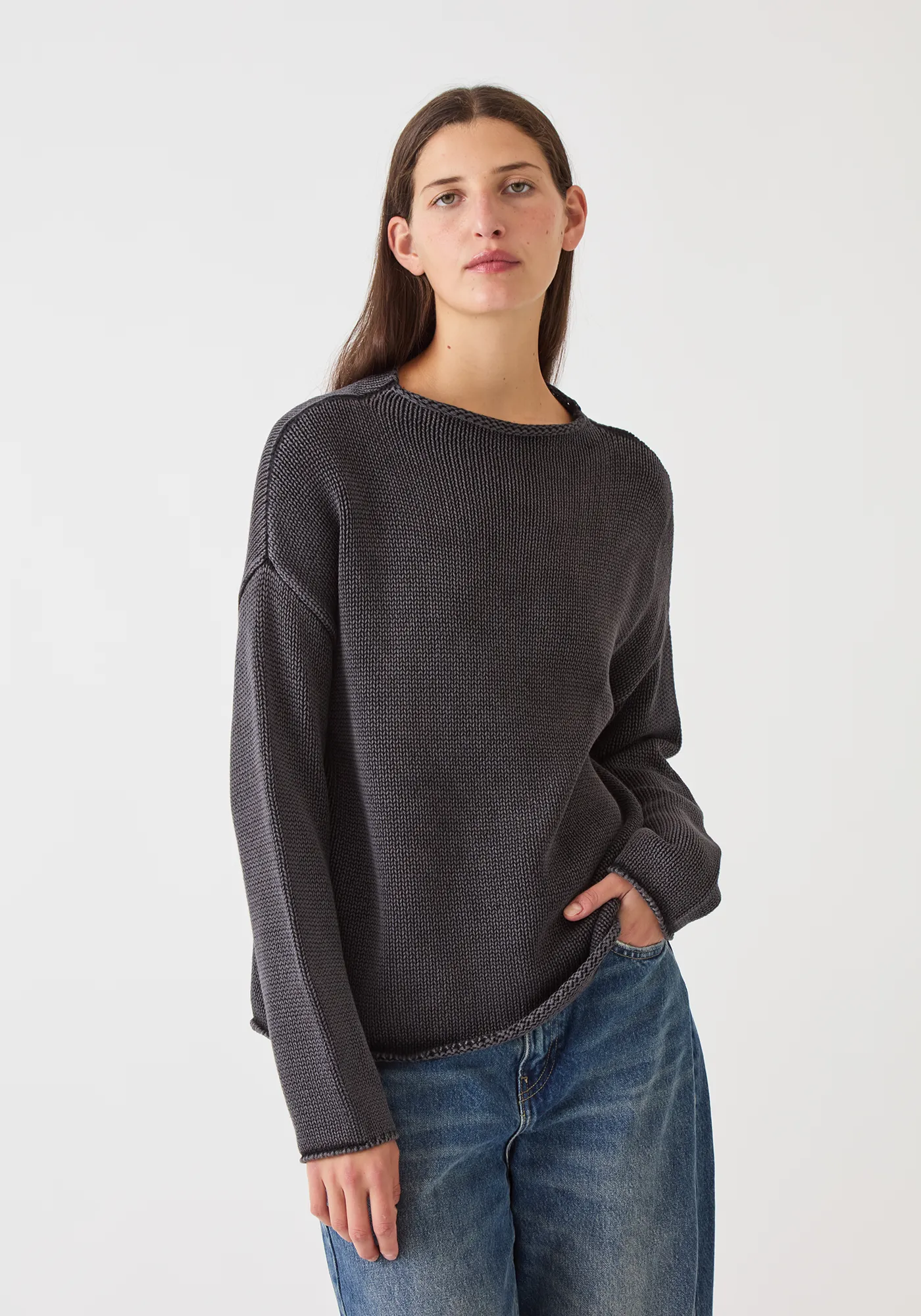 Lamis Washed Cotton Sweater sold by DEMYLEE product image thumbnail 2