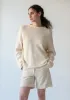 Lamis Washed Cotton Sweater sold by DEMYLEE