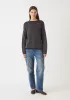Lamis Washed Cotton Sweater sold by DEMYLEE