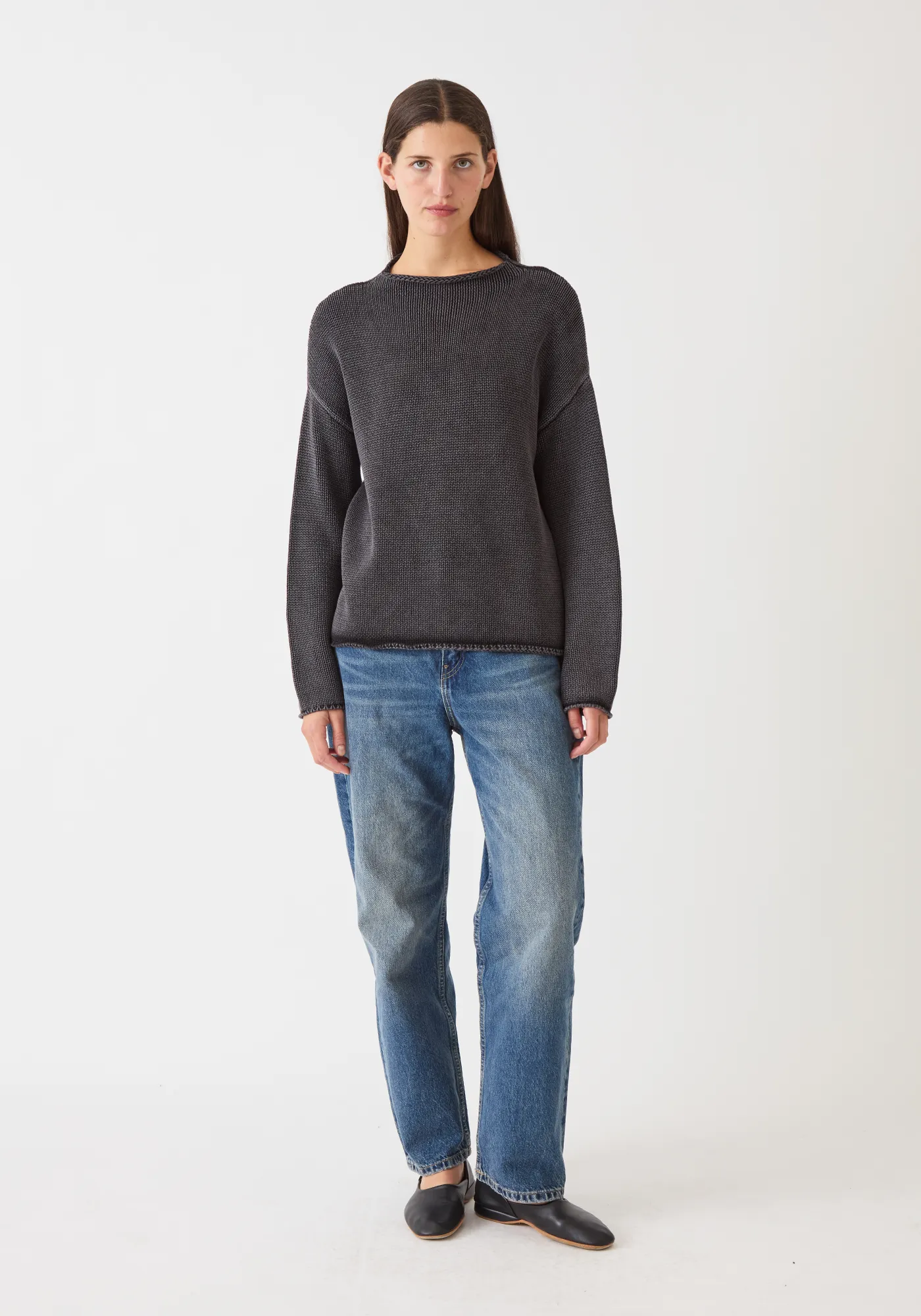 Lamis Washed Cotton Sweater sold by DEMYLEE product image thumbnail 4