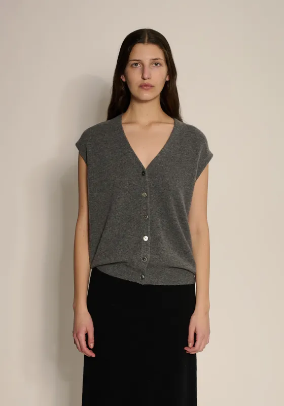 Bolt Cashmere Vest sold by DEMYLEE