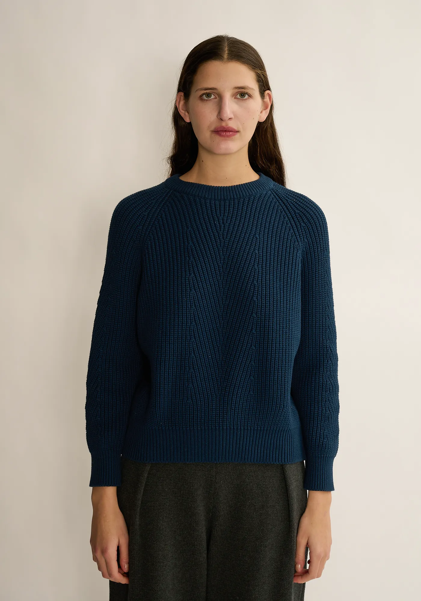 Chelsea Solid Cotton Sweater sold by DEMYLEE product image thumbnail 3
