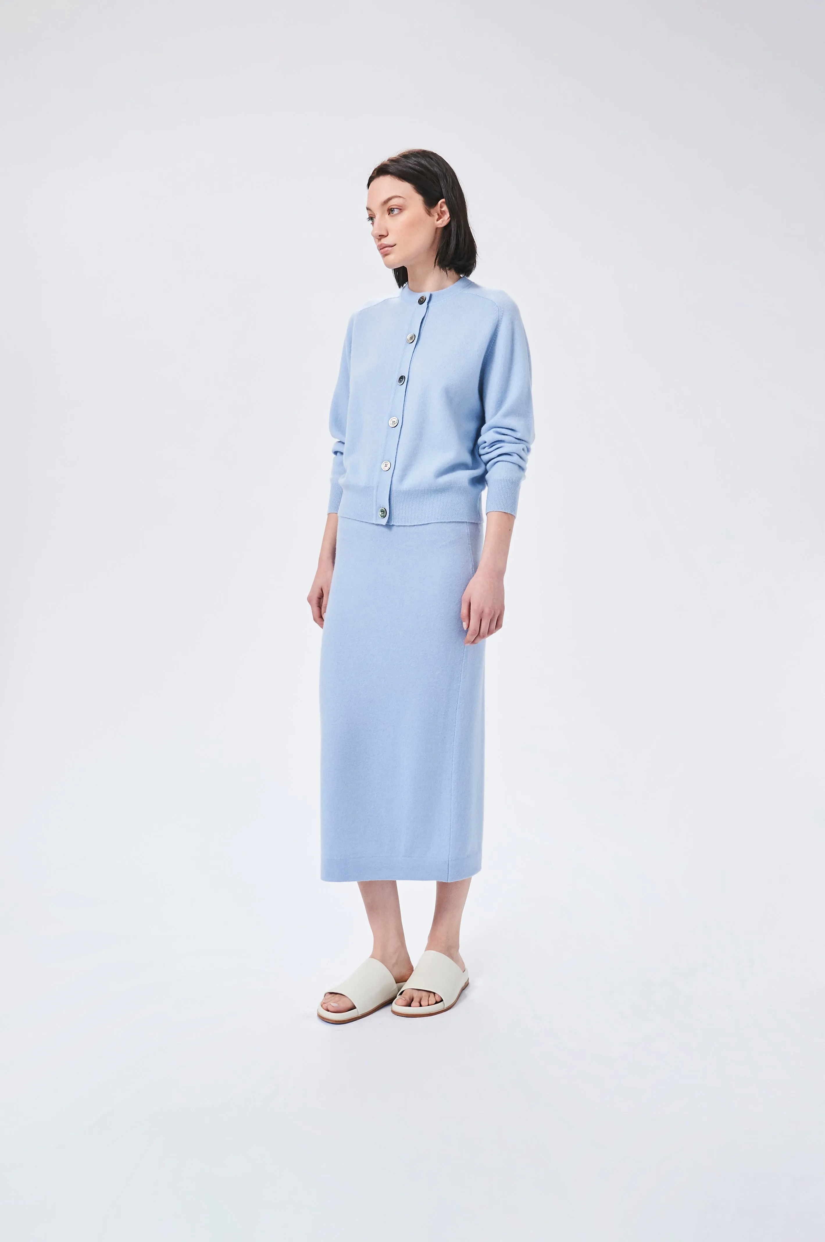 Peppa Cashmere Skirt - Lime sold by DEMYLEE product image thumbnail 2