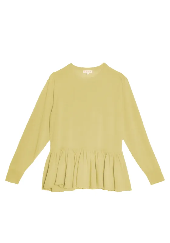 Arisa Merino Wool Top - Lemon sold by DEMYLEE