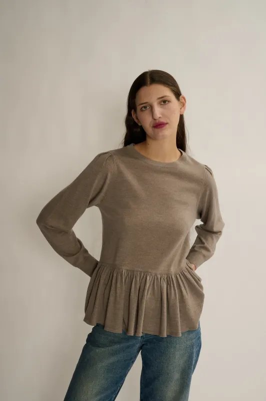 Arisa Top - Heather Brown sold by DEMYLEE
