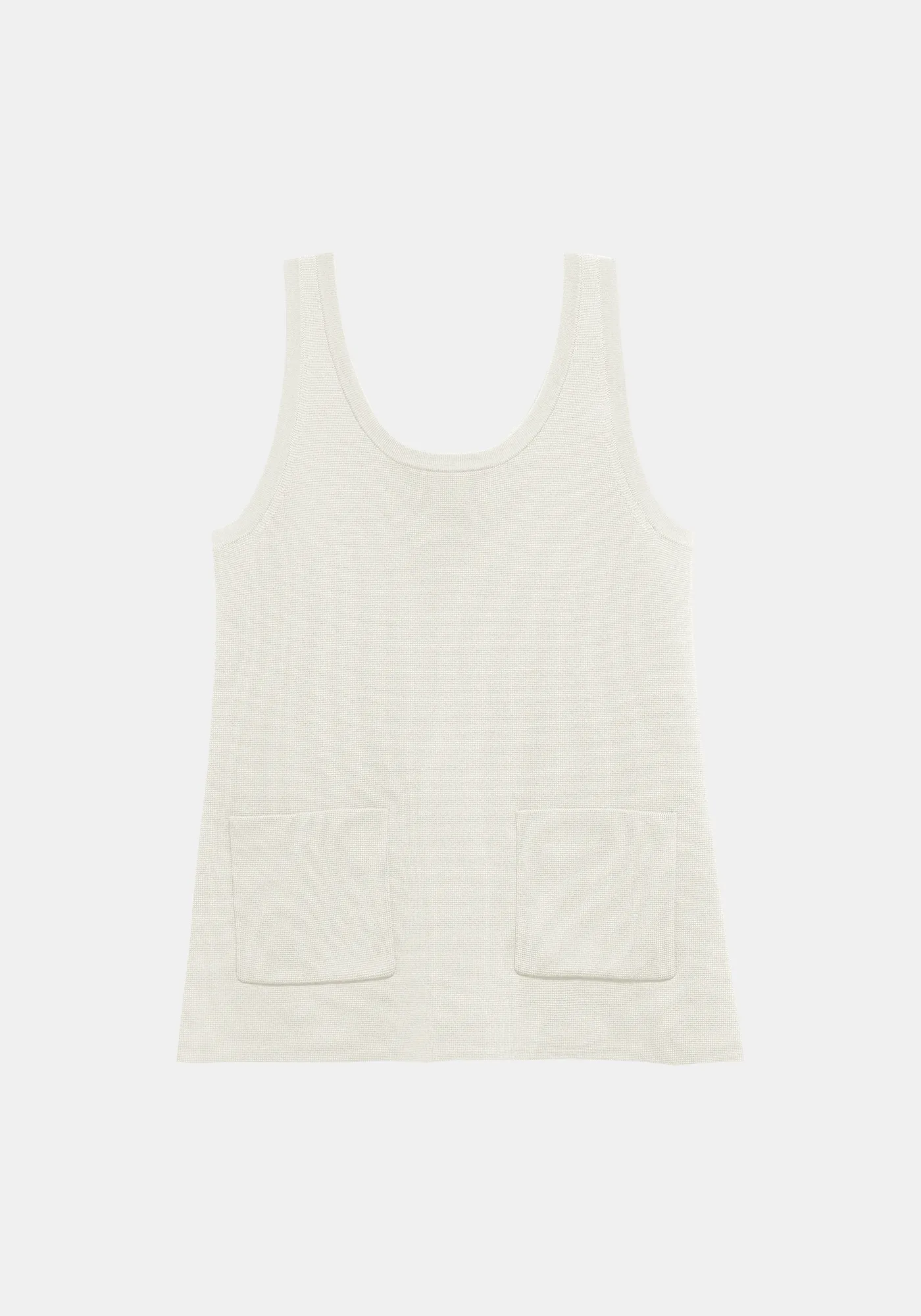 Diya Wool Cotton Top - Ivory sold by DEMYLEE