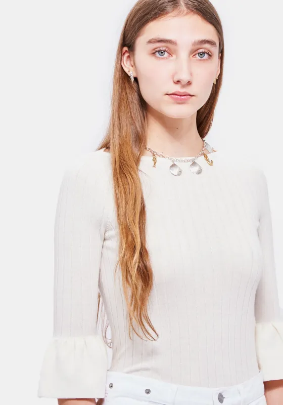 Yulissa Top - White sold by DEMYLEE