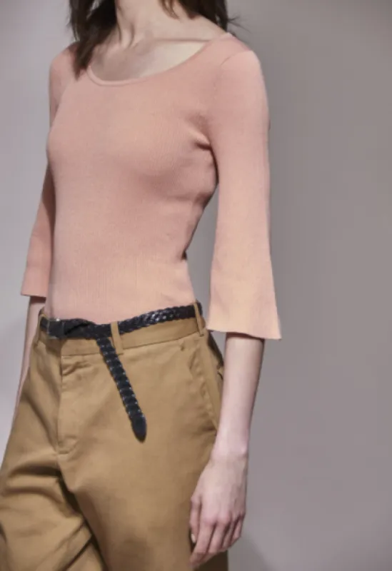 Delylah Top - Crepe Pink sold by DEMYLEE