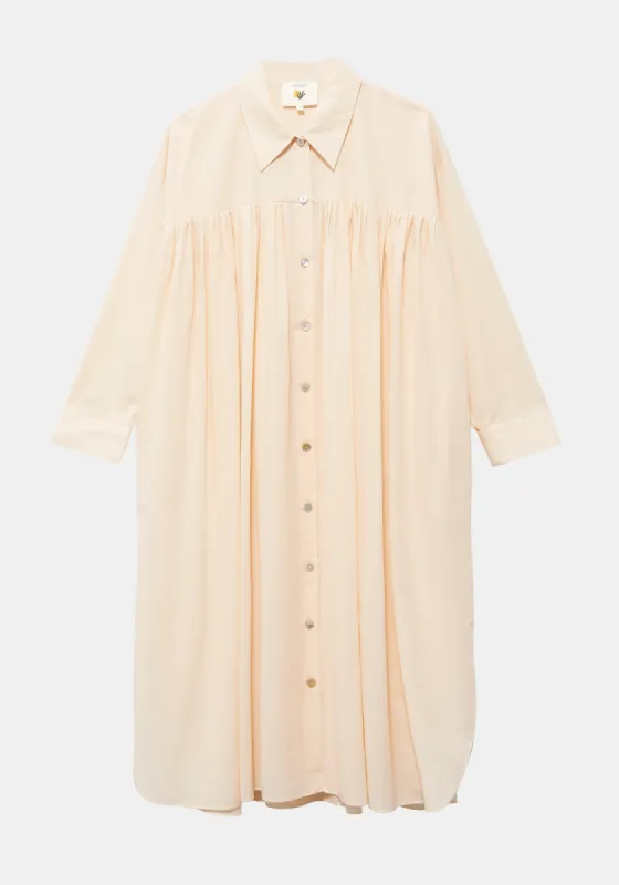 Edimeia Cotton Voile Dress - Antique White sold by DEMYLEE