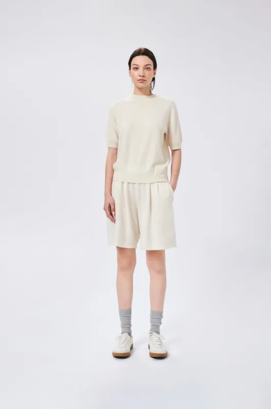 Cersei Cashmere Short - Non-Dye White sold by DEMYLEE