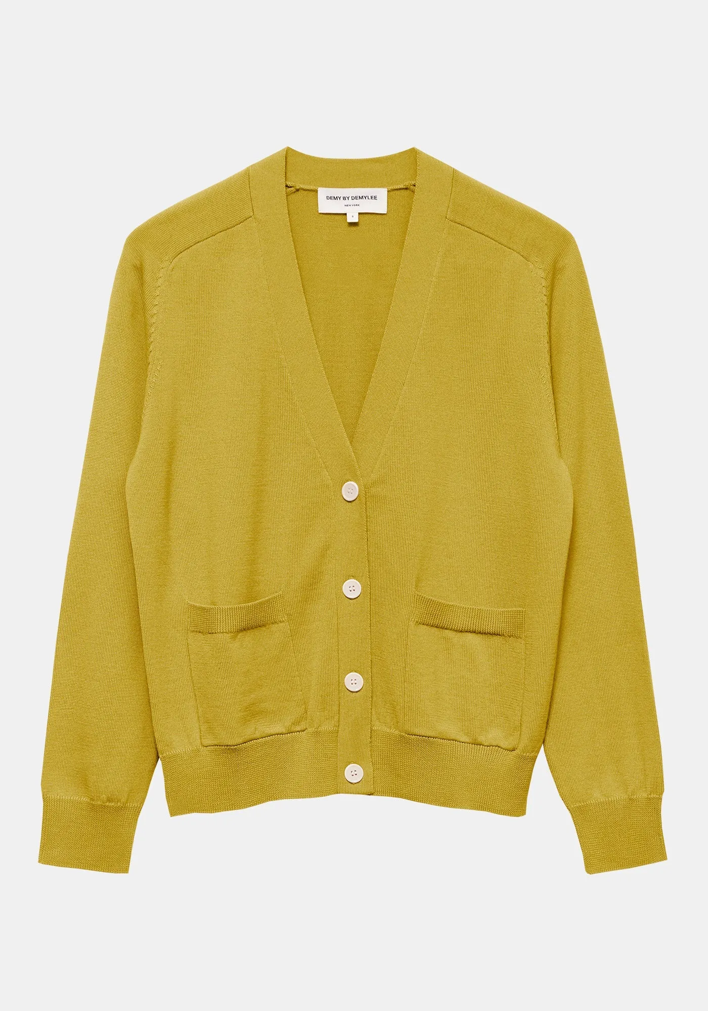 Luma Cardigan - Olive Oil sold by DEMYLEE