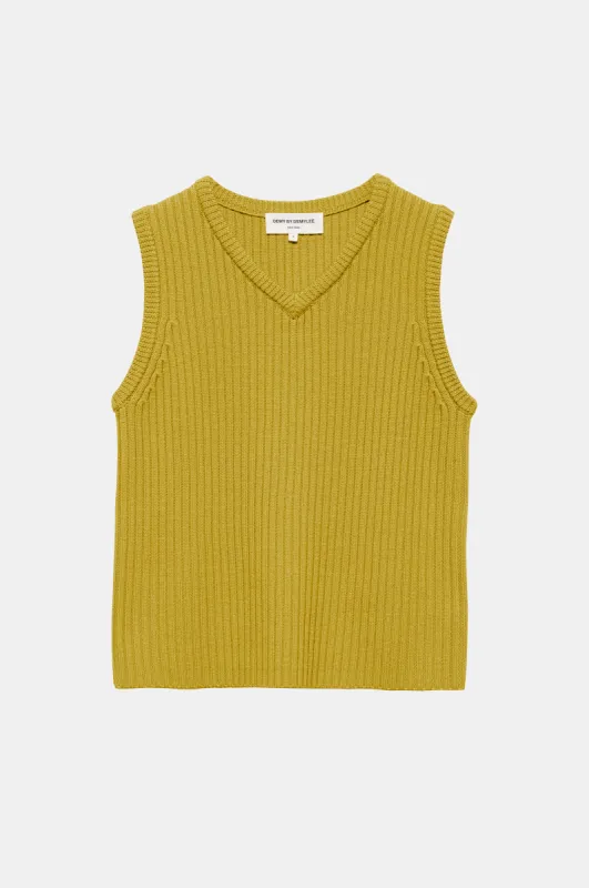 Yarisel Vest - Olive Oil sold by DEMYLEE