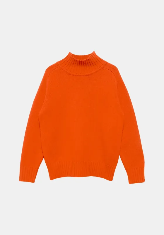 Gnar Merino Wool Sweater - Orange Peel sold by DEMYLEE