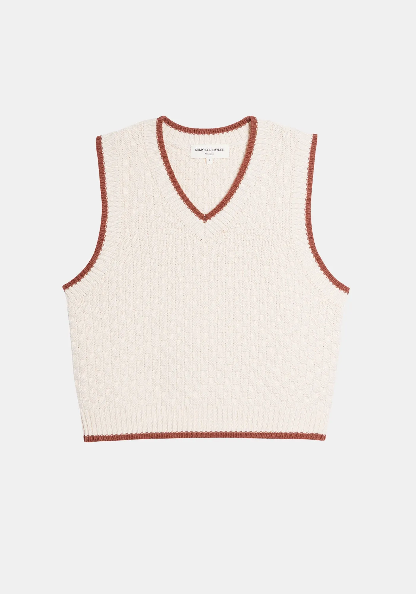 Minnie Vest - Natural / Brown sold by DEMYLEE product image thumbnail 2