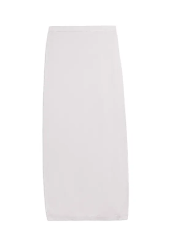 Mirela Wool Cotton Skirt - Cool Grey sold by DEMYLEE