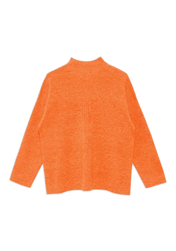 Jacory Merino Wool Turtleneck - Bright Orange sold by DEMYLEE