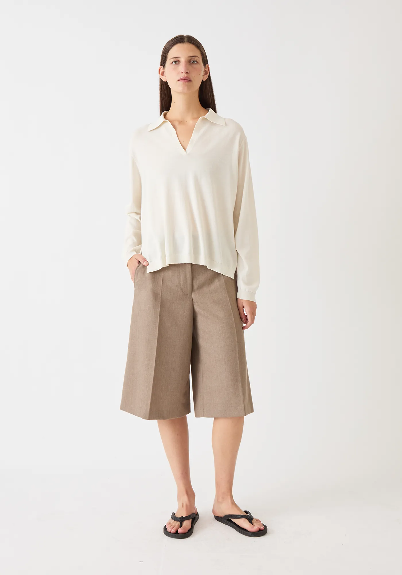 Sora Fine Pima Cotton Sweater sold by DEMYLEE product image thumbnail 3