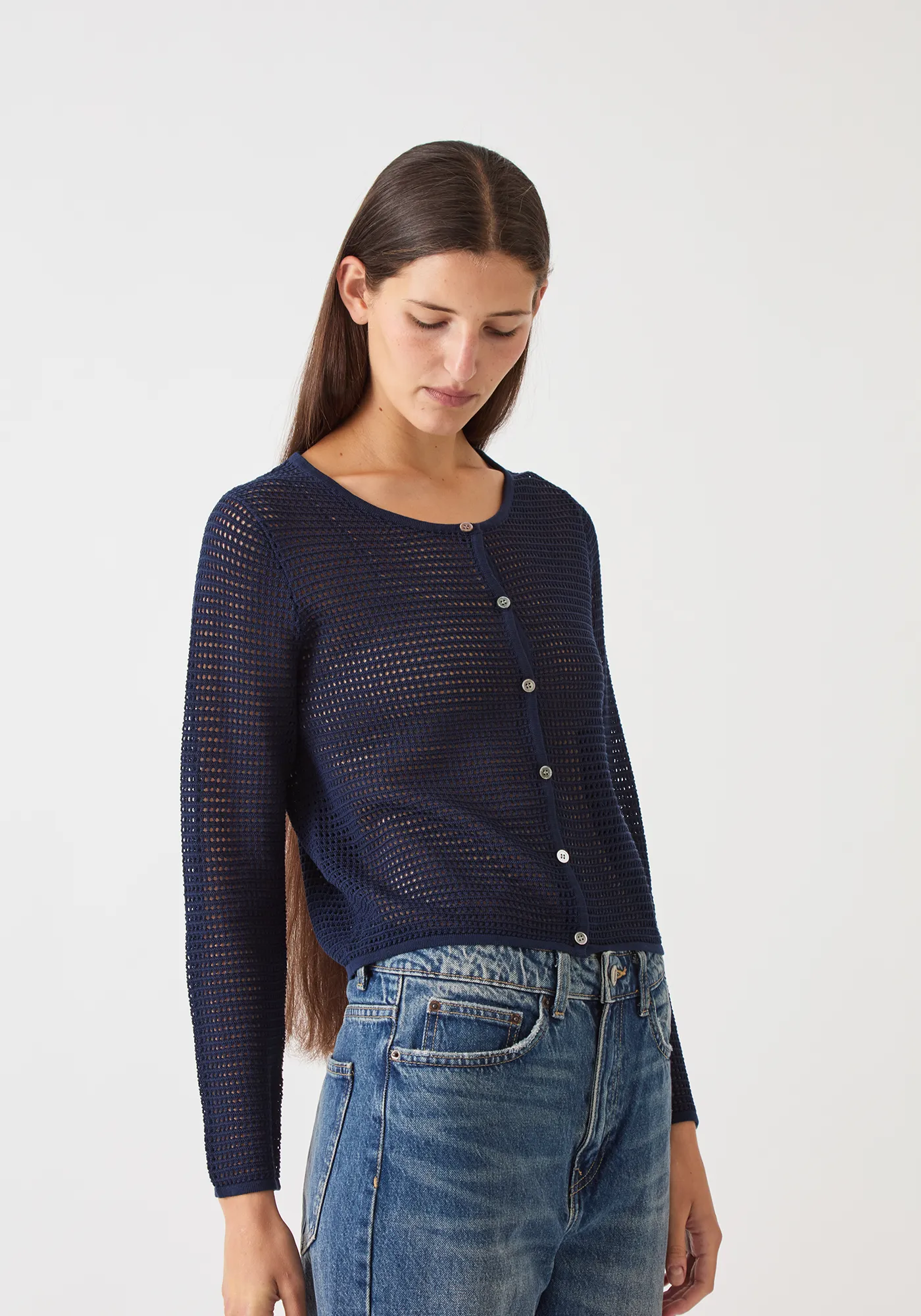 Aki Cotton Cardigan sold by DEMYLEE product image thumbnail 3