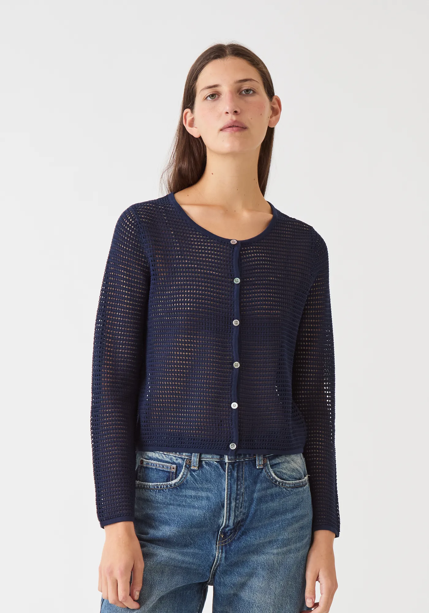 Aki Cotton Cardigan sold by DEMYLEE