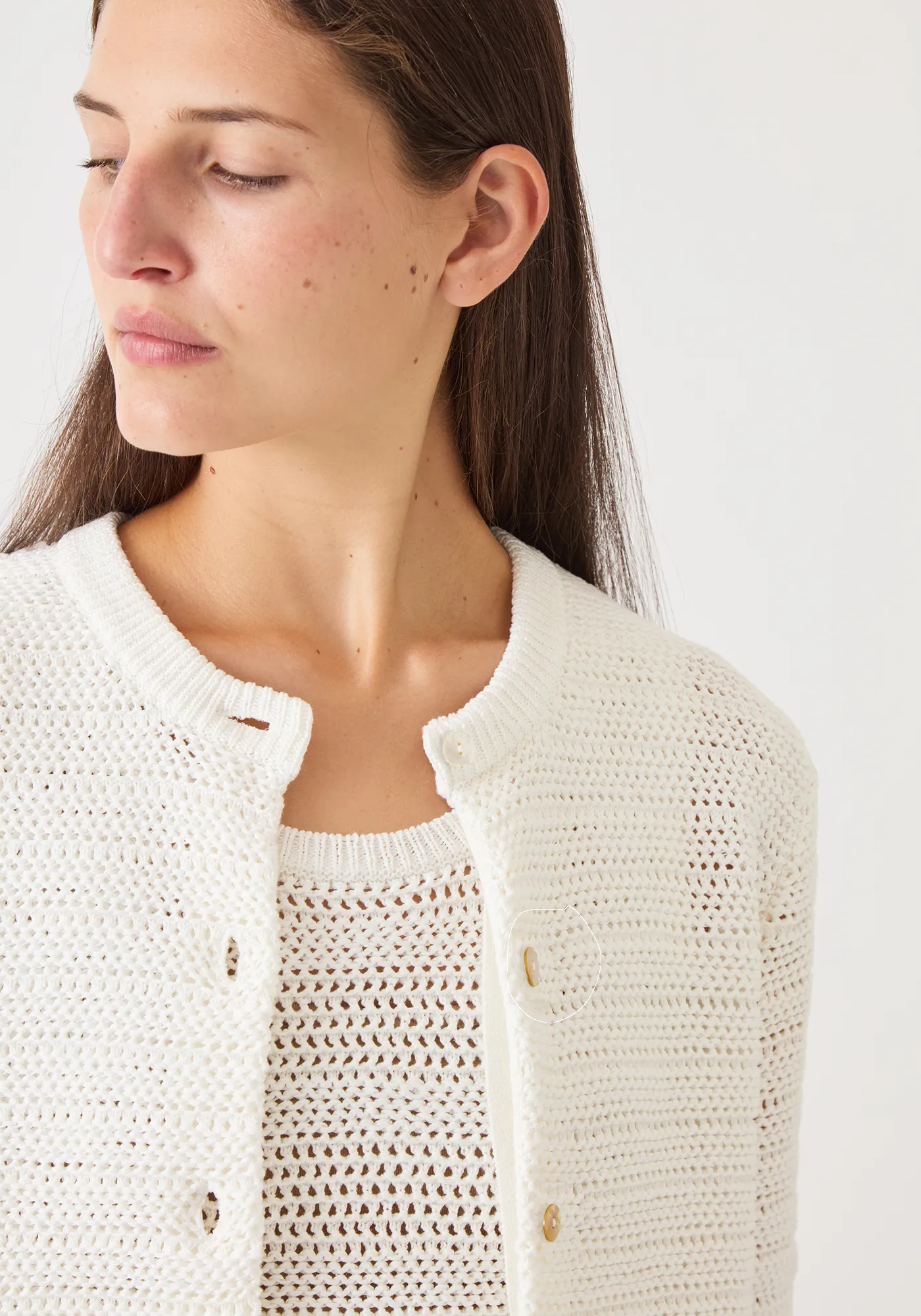 Olivia Cotton Cardigan sold by DEMYLEE product image thumbnail 4