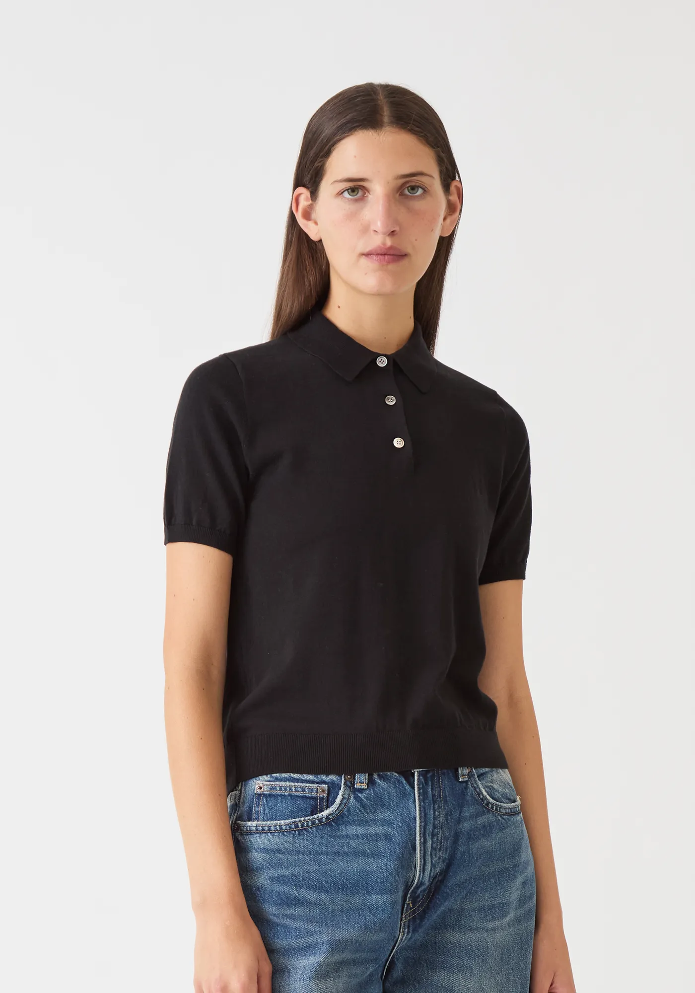 Adia Fine Cotton Polo sold by DEMYLEE product image thumbnail 2