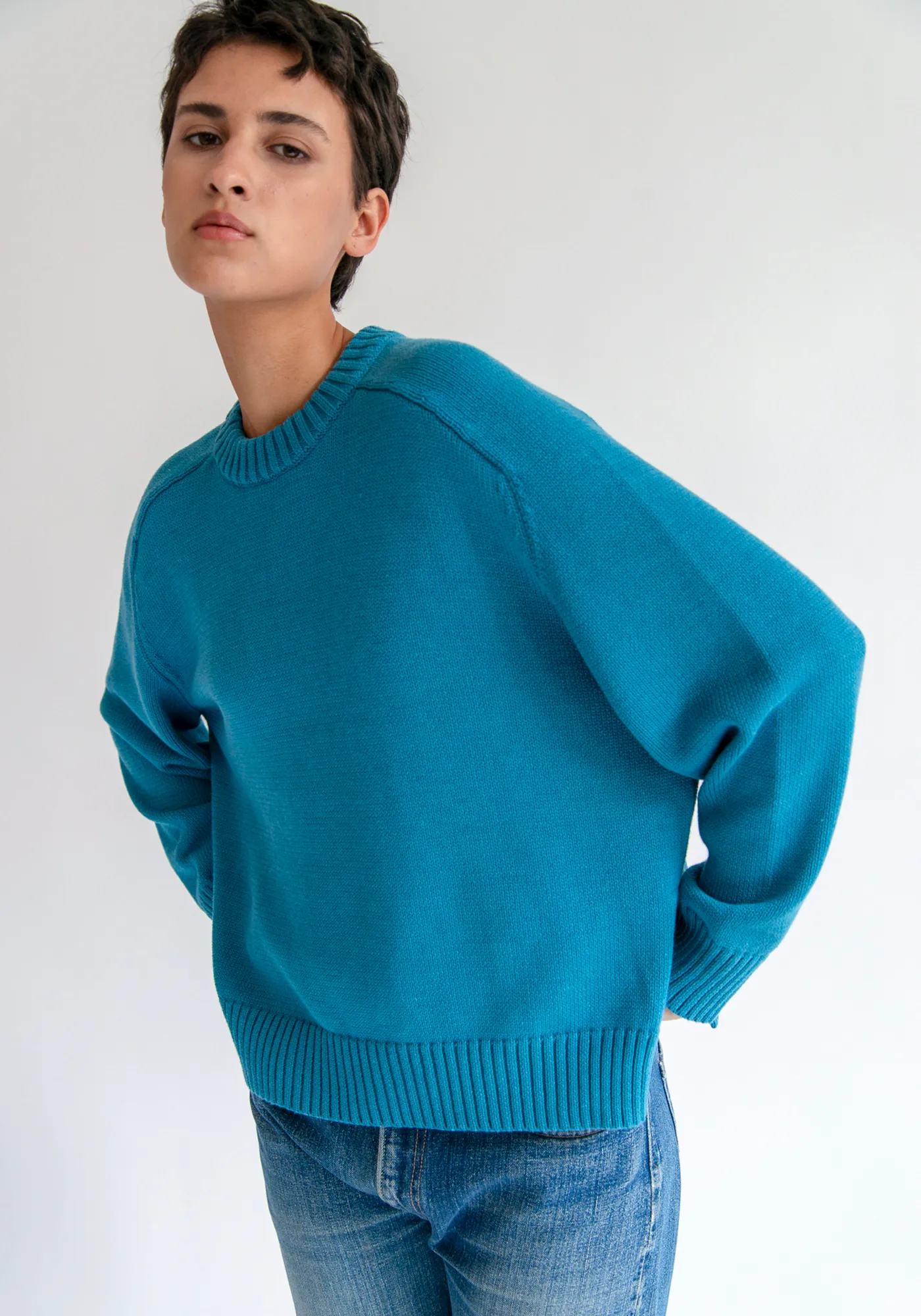 Haruhi Cotton Sweater sold by DEMYLEE