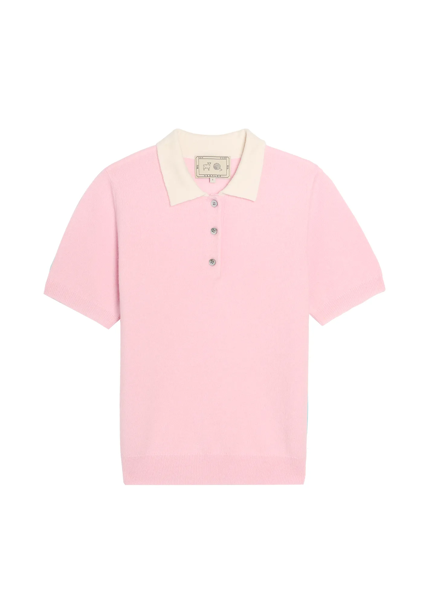 Rowena Cashmere Polo Top sold by DEMYLEE product image thumbnail 2