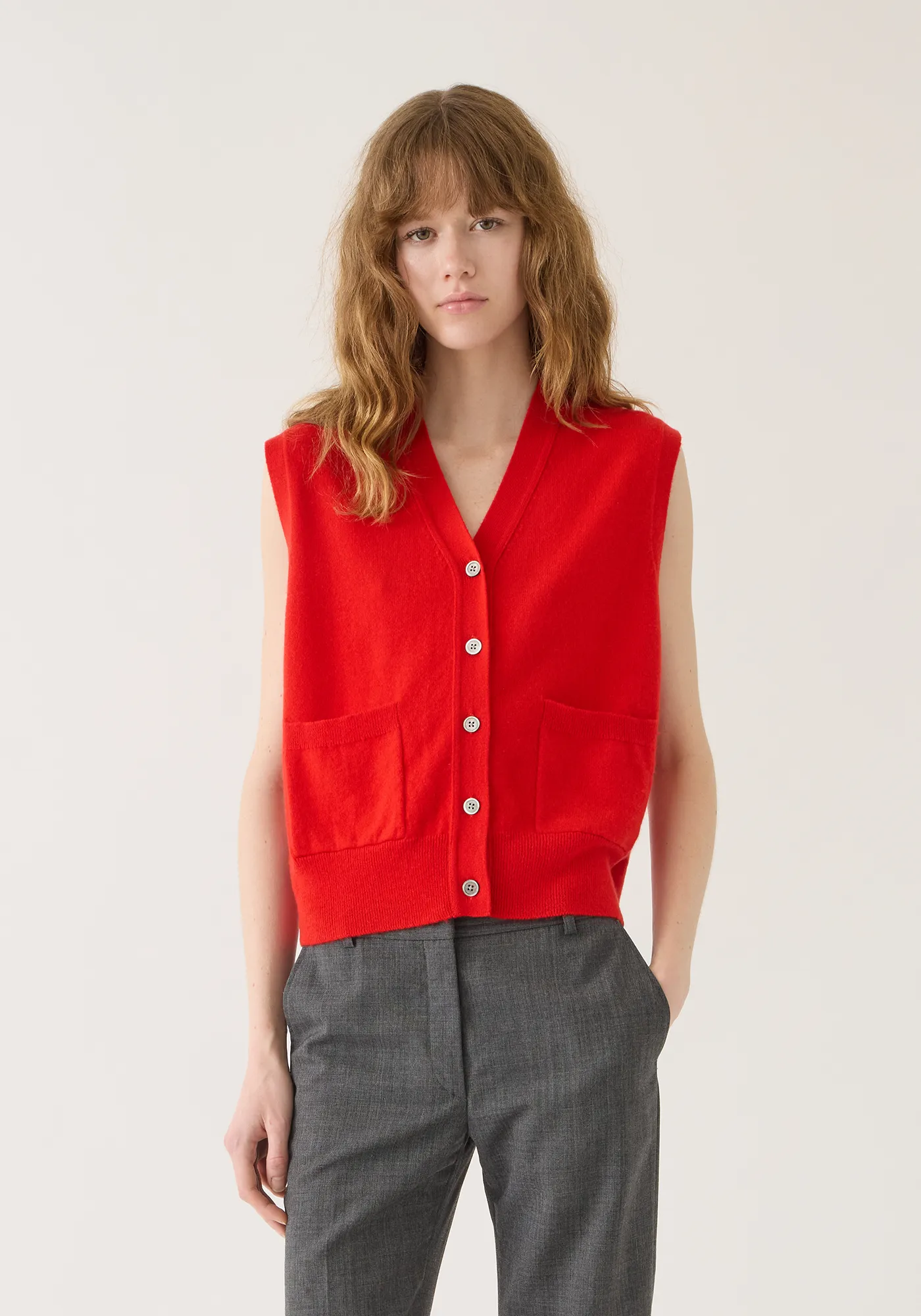 Juni Cashmere Vest sold by DEMYLEE