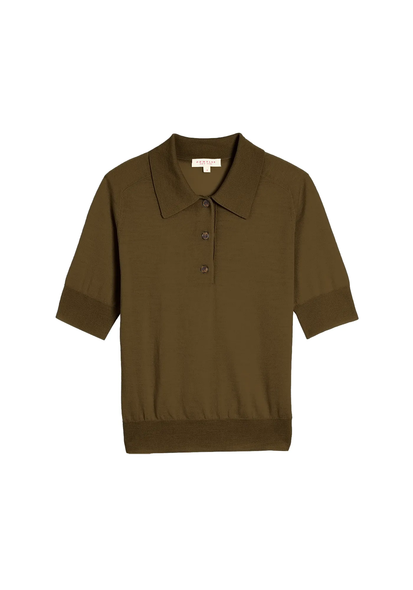 Jarvis Superfine Merino Wool Polo Top sold by DEMYLEE product image thumbnail 5