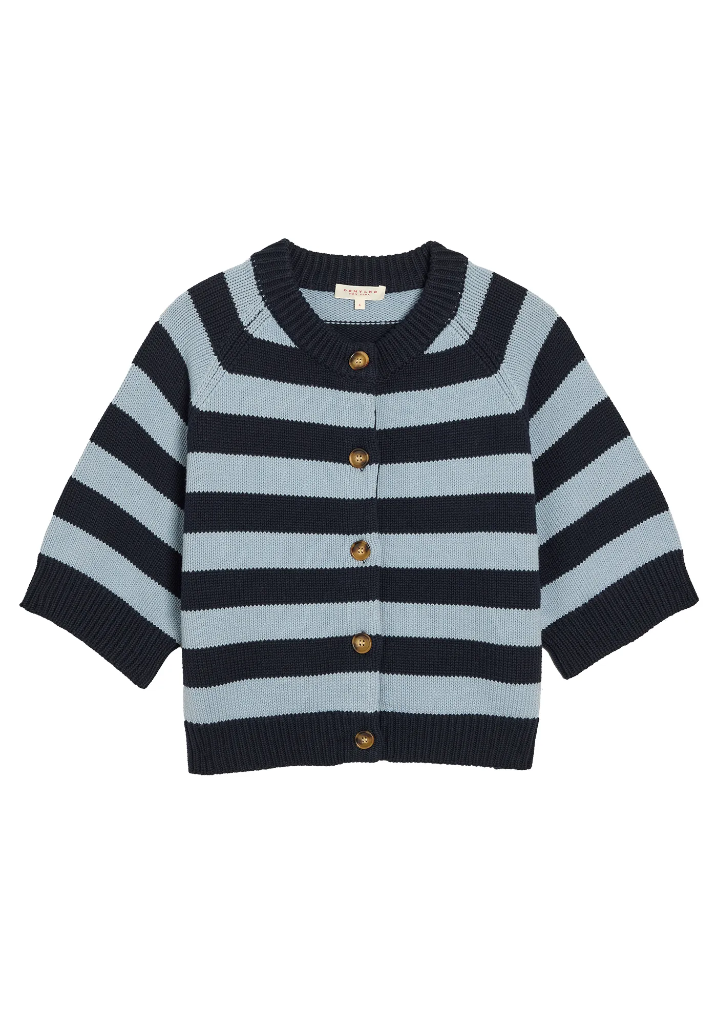 Lakti Stripe Organic Cotton Cardigan sold by DEMYLEE product image thumbnail 2