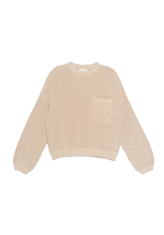 Grant Sweater - Sandstone made by DEMYLEE